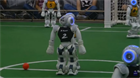 Как роботов NAO используют при игре в футбол